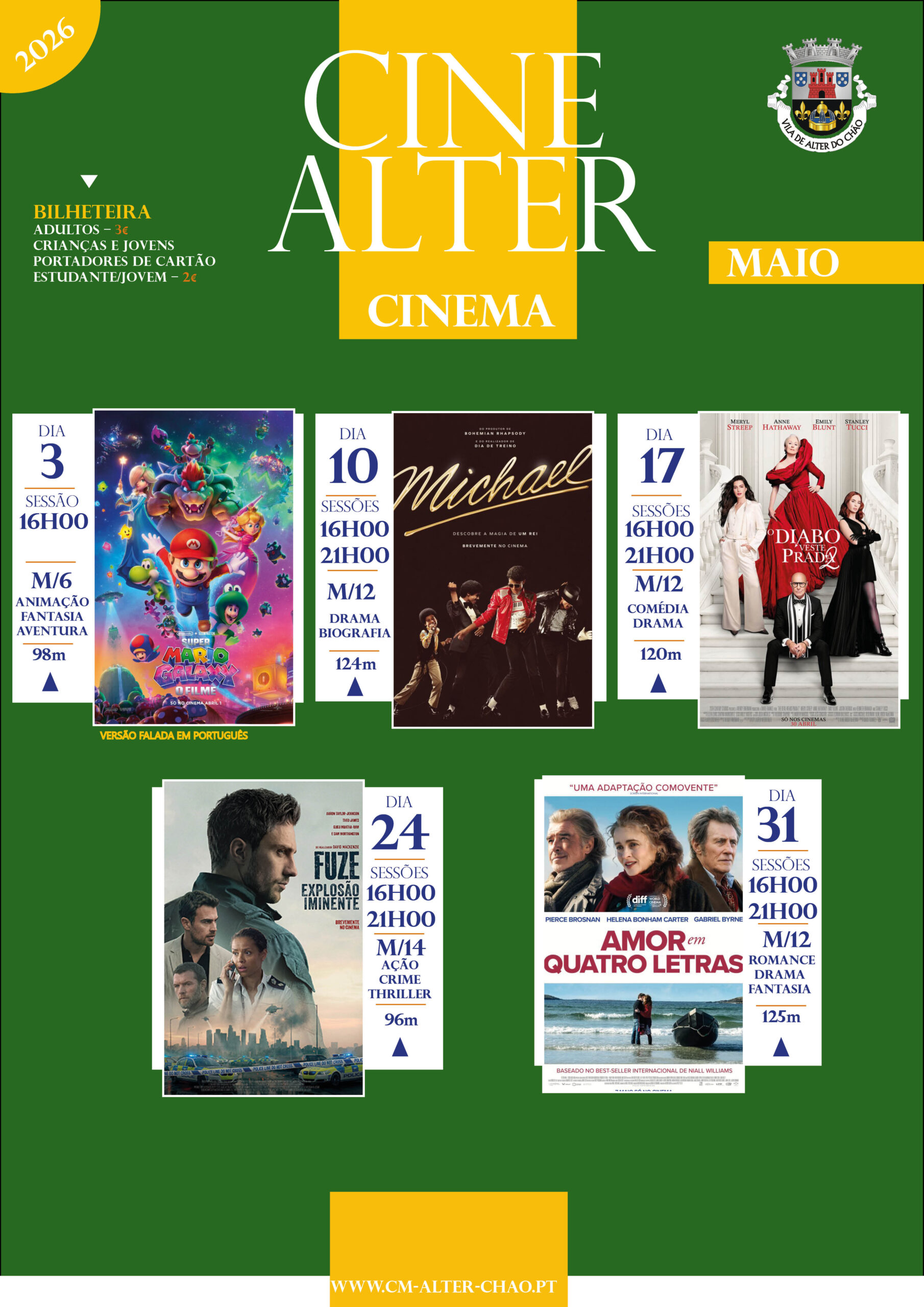 CinemAlter Maio 2026