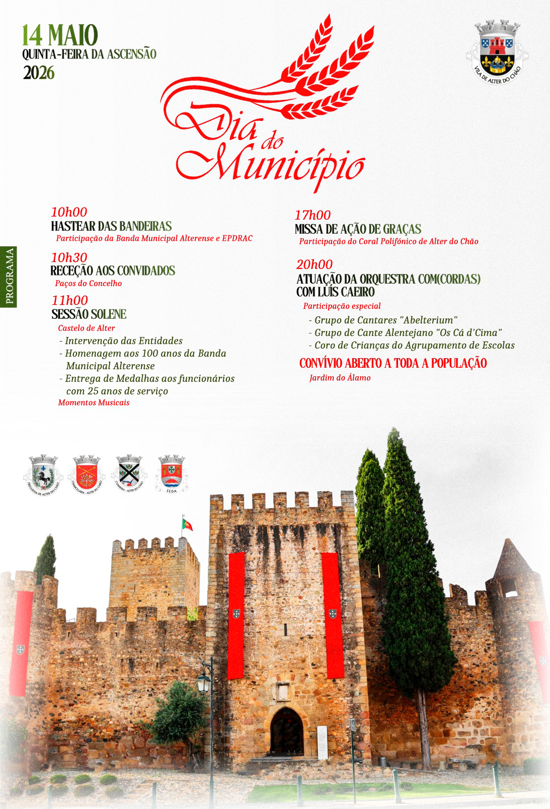 Programa do Dia do Municipio 2026