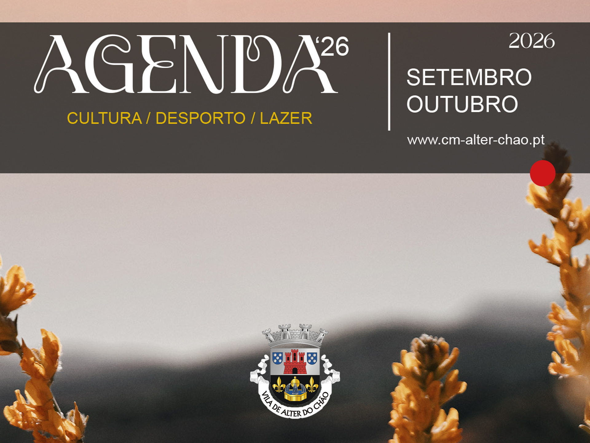 Agenda Cultural e Desportiva setembro/outubro de 2026