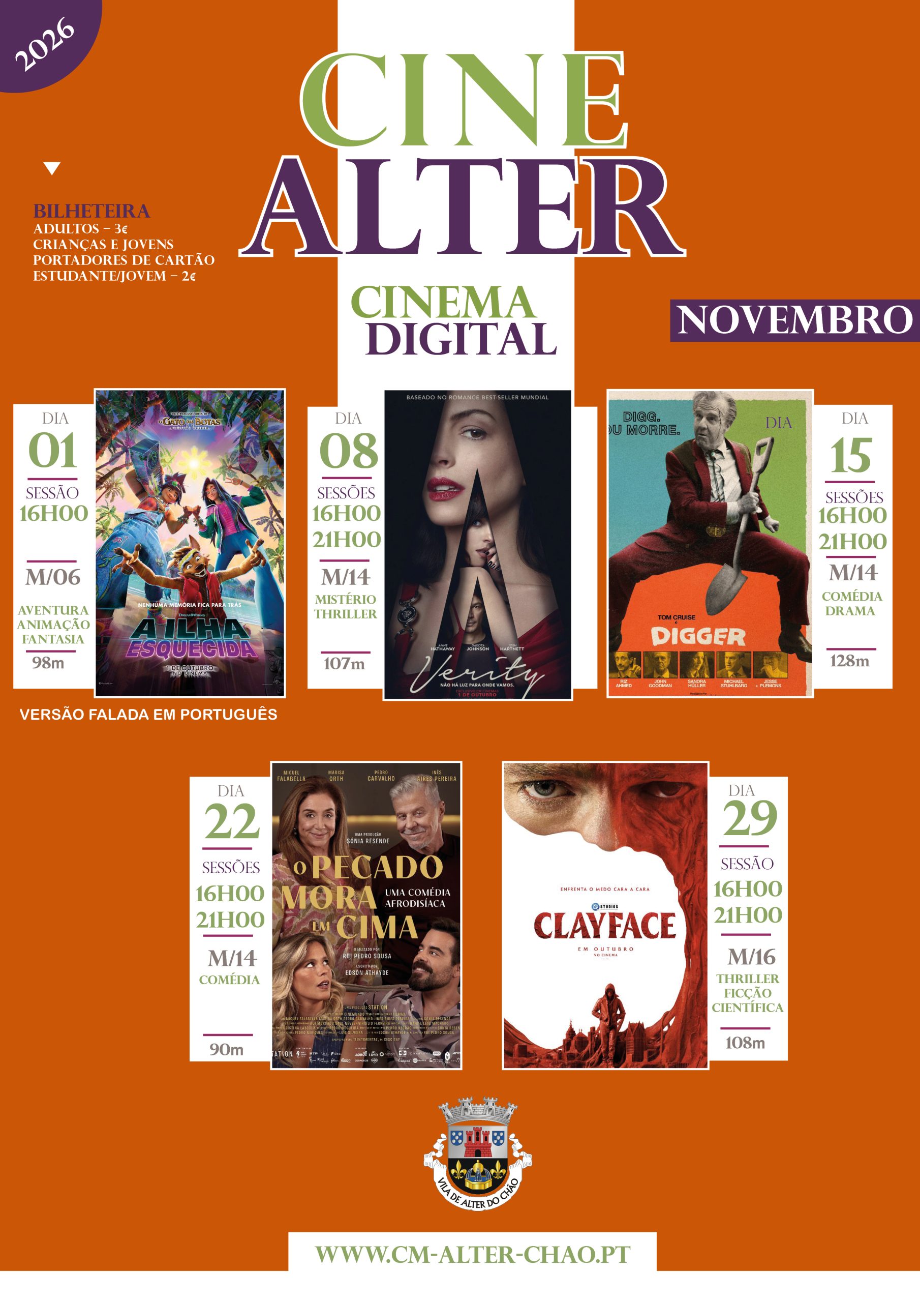 CinemAlter Novembro 2026